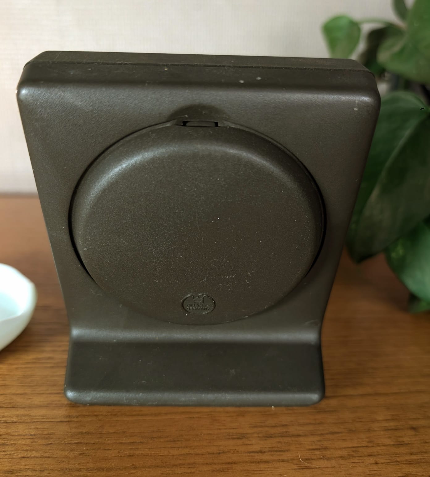 1980s Aachen Mid century Modern desk clock, German Made