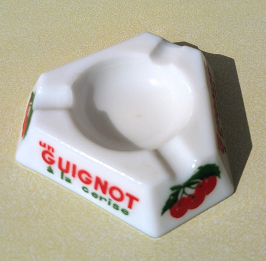 Vintage Guignolet Triangular Ashtray