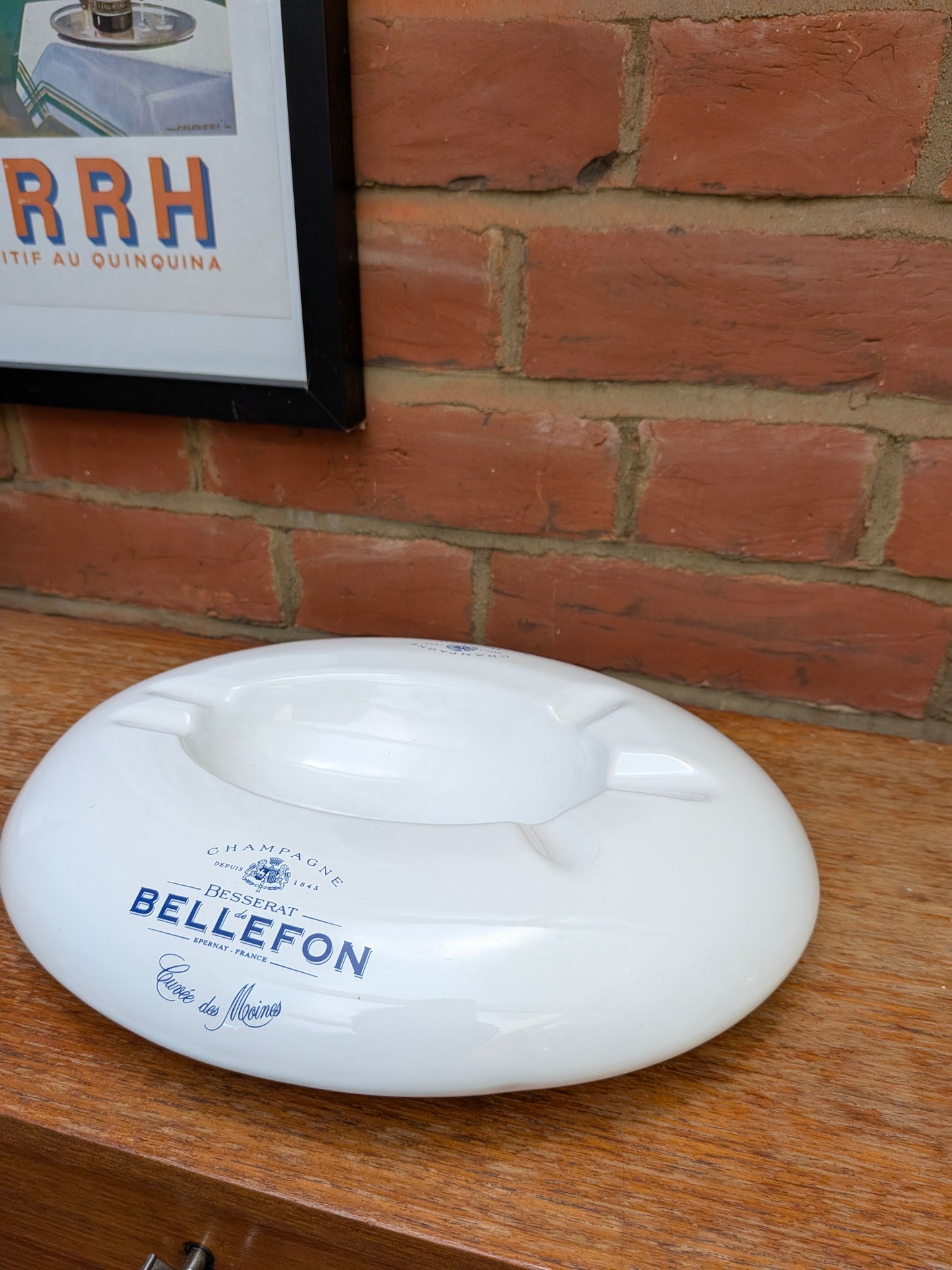 Rare Besserat de Bellefon "Cuvée des Moines" Champagne Ashtray