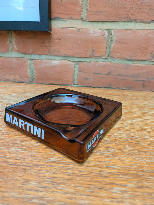 Highly collectble Martini Amber Ashtray