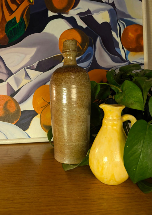 Vintage French Stoneware Bottle