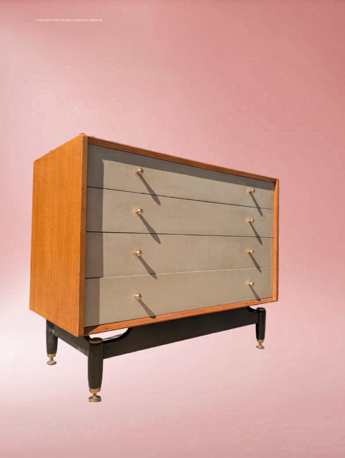 Gplan Librenza China White chest of Drawers
