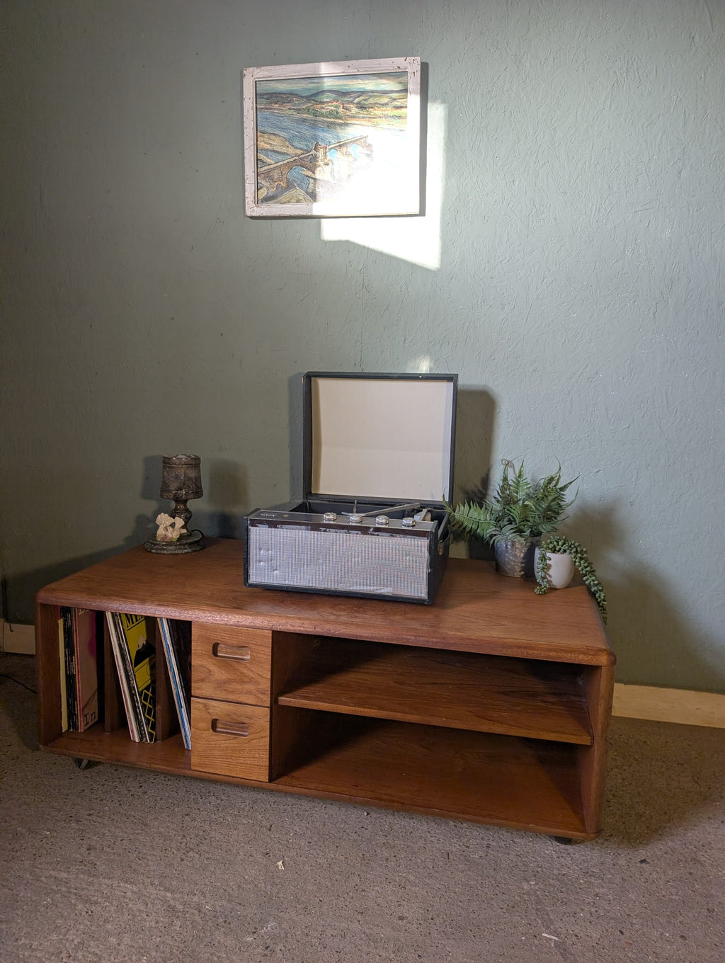 Record Cabinet/ coffee Table by Meredew