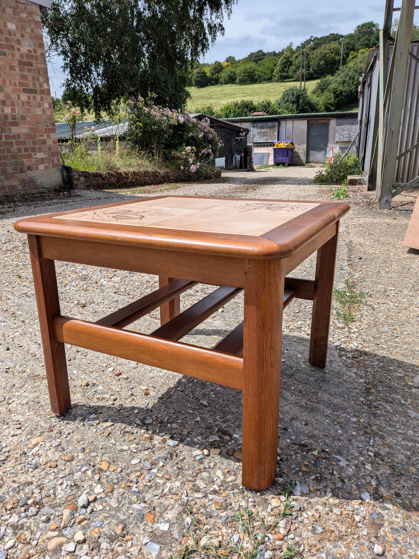 Tile Top Mid Century Coffee table