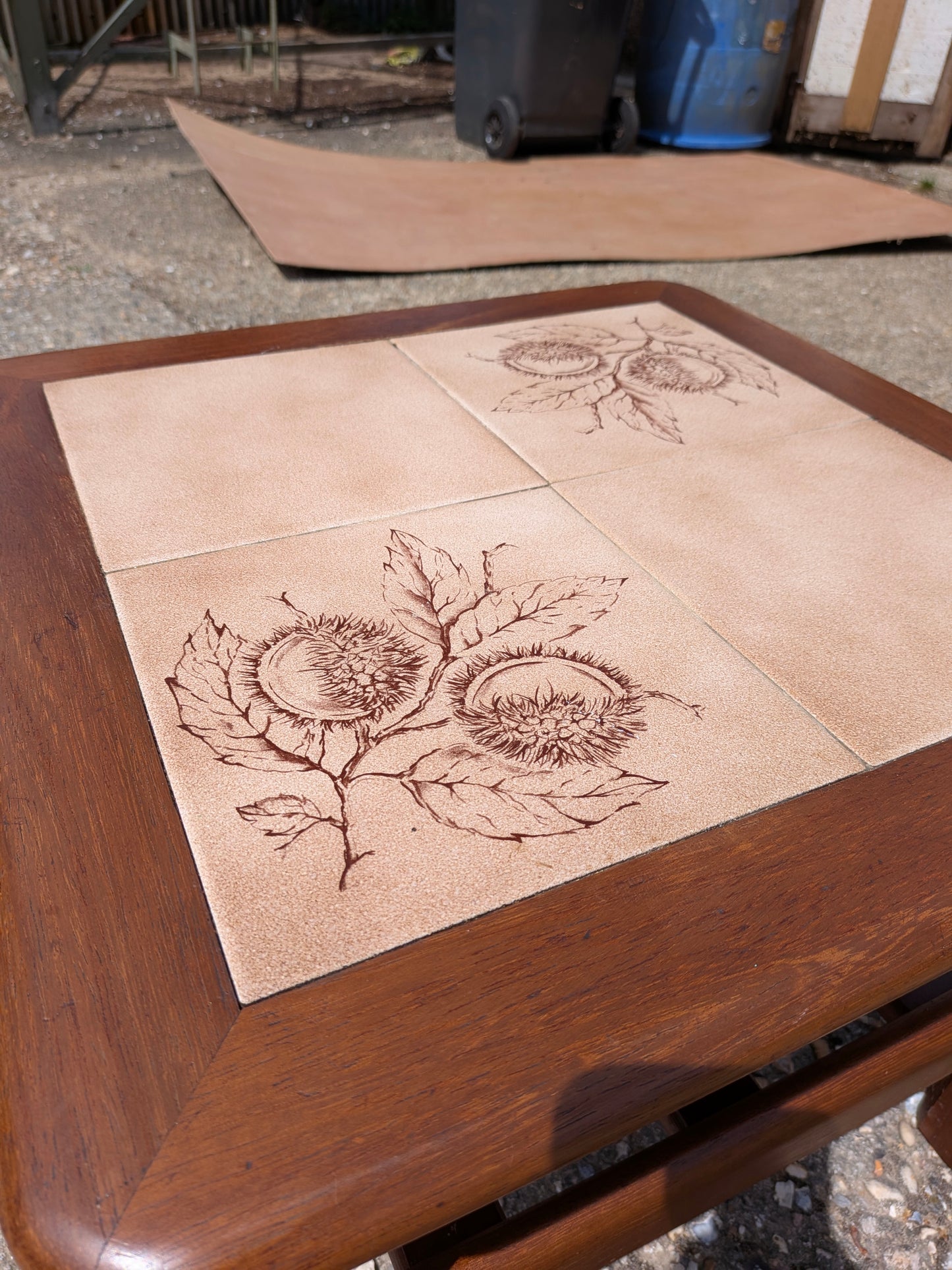 Tile Top Mid Century Coffee table