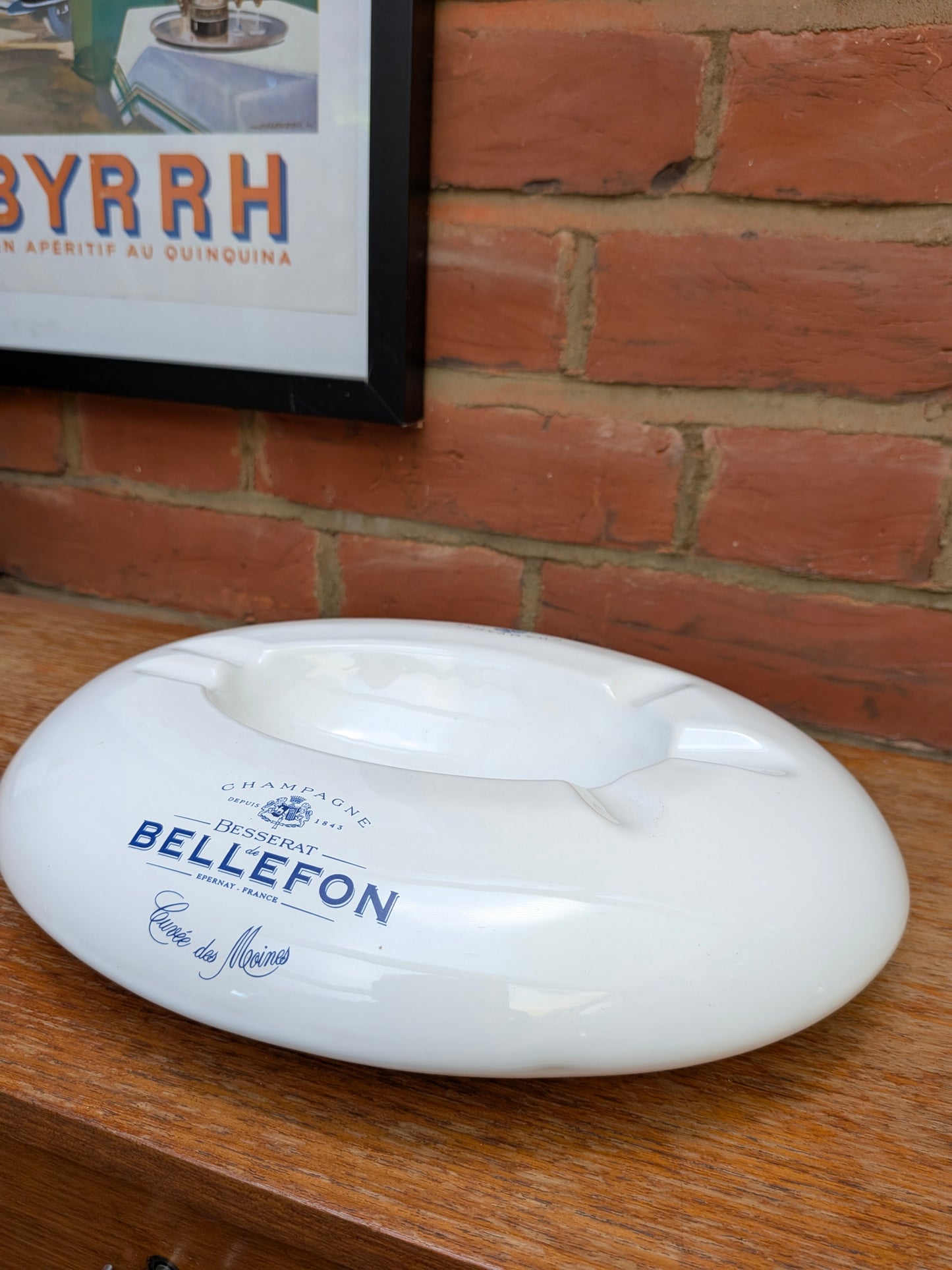 Rare Besserat de Bellefon "Cuvée des Moines" Champagne Ashtray