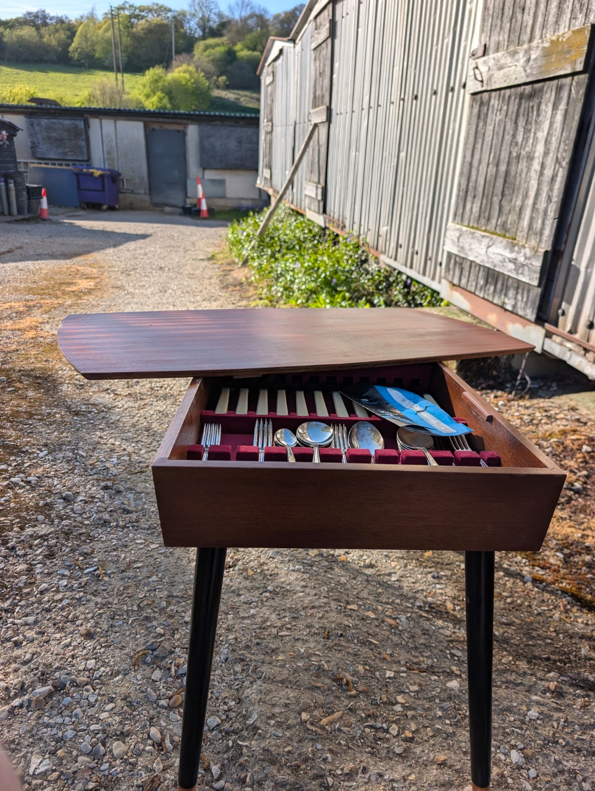 Vintage Mid-Century Cutlery Canteen by Viners