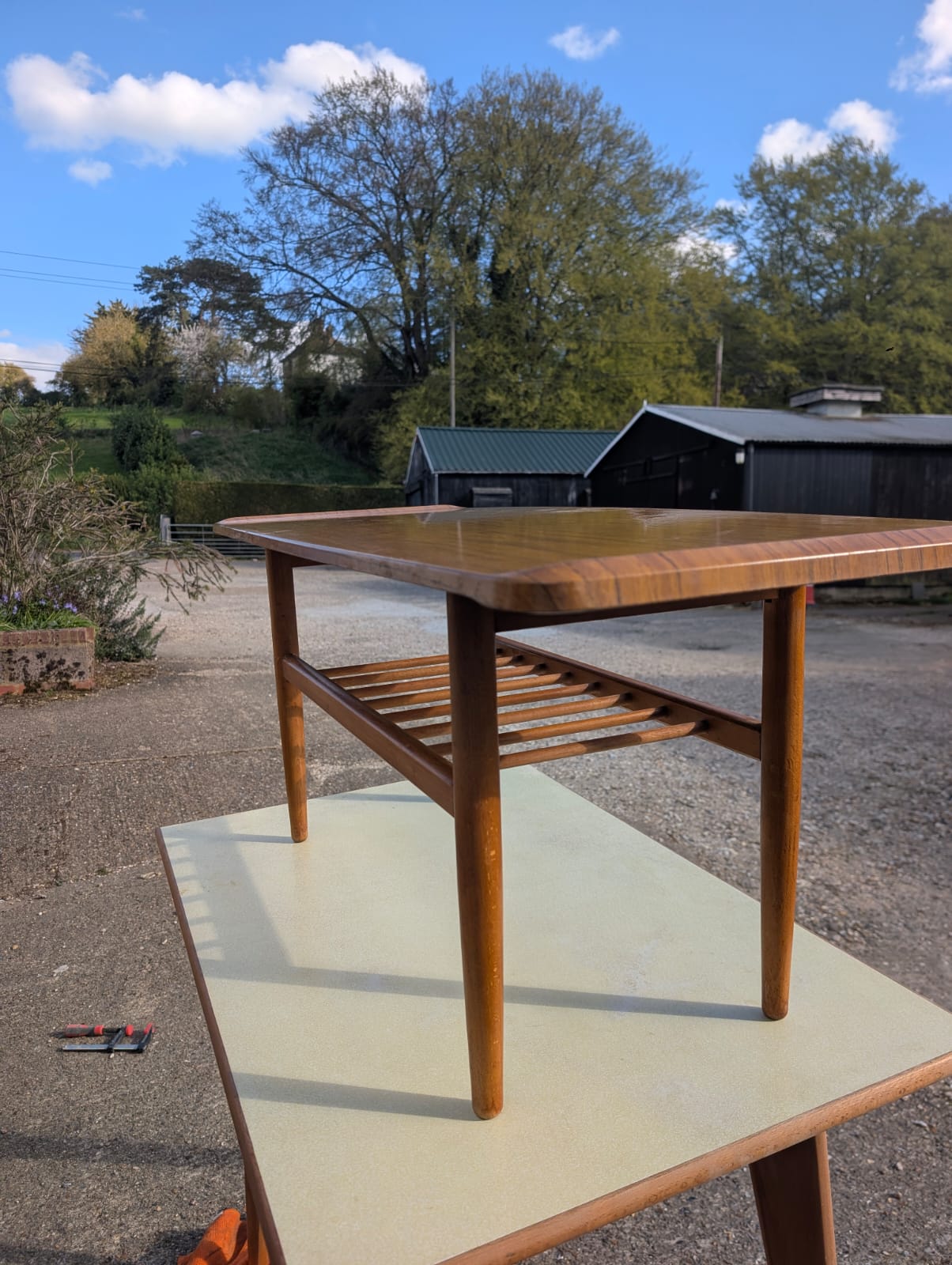 Formica Topped Coffee Table