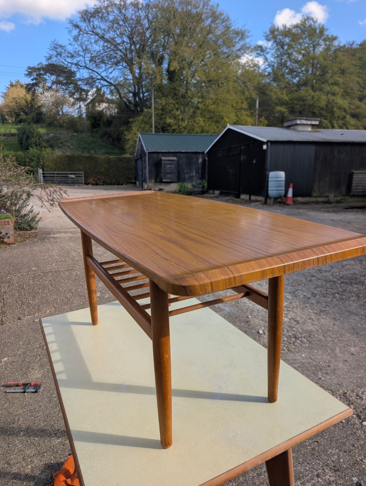 Formica Topped Coffee Table