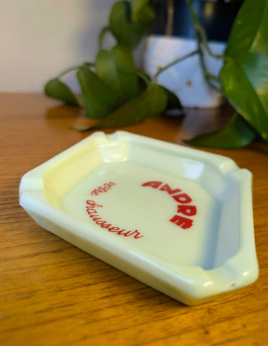 1970s André Shoes Vintage Ashtray