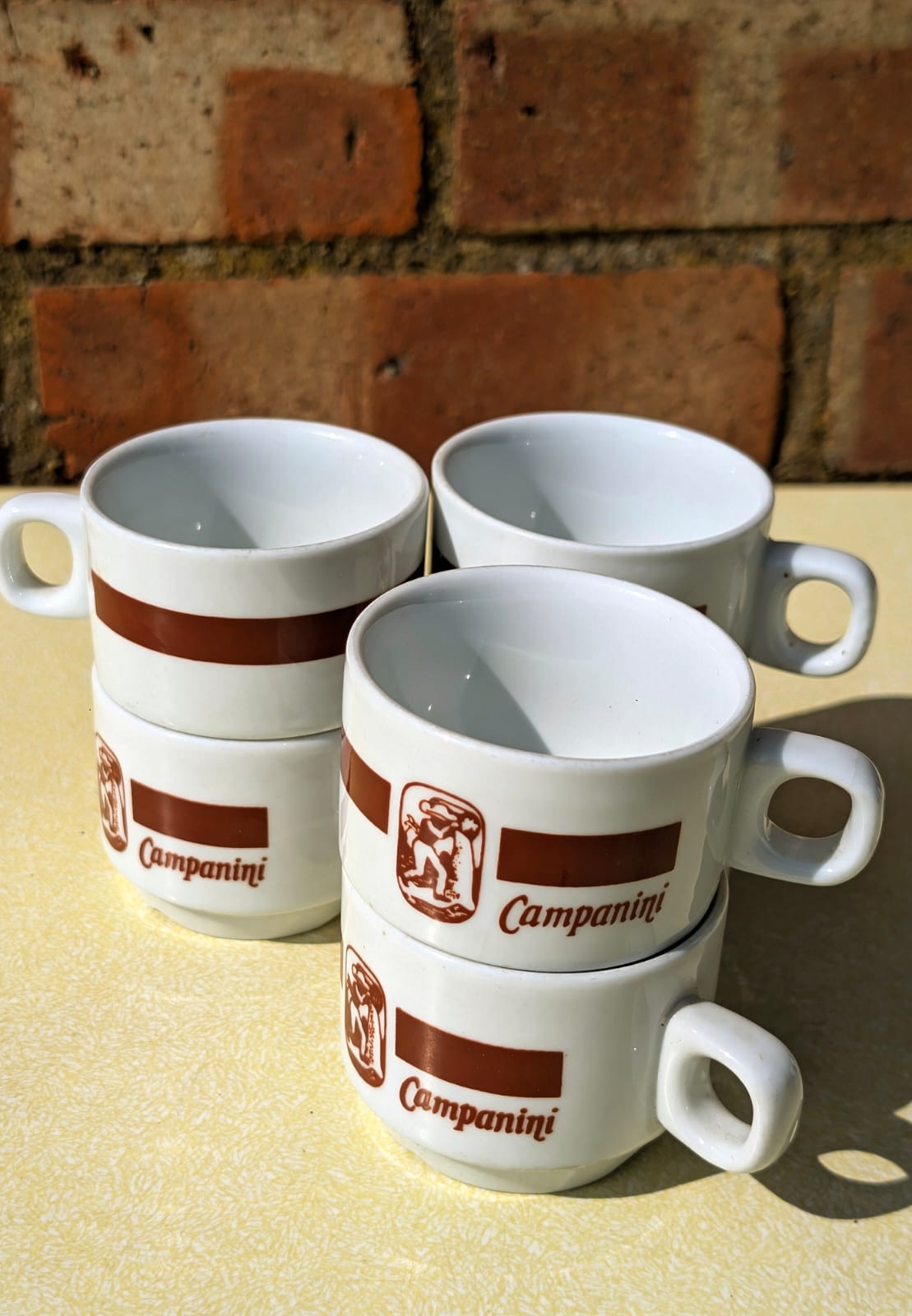 Vintage Arcopal Campanini Espresso Cups - Set of 6