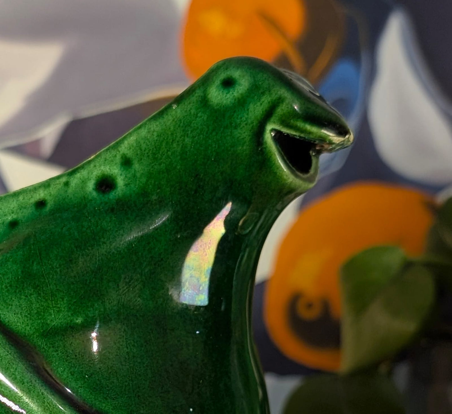 Vintage L’Héritier-Guyot Frog Advertising Jug