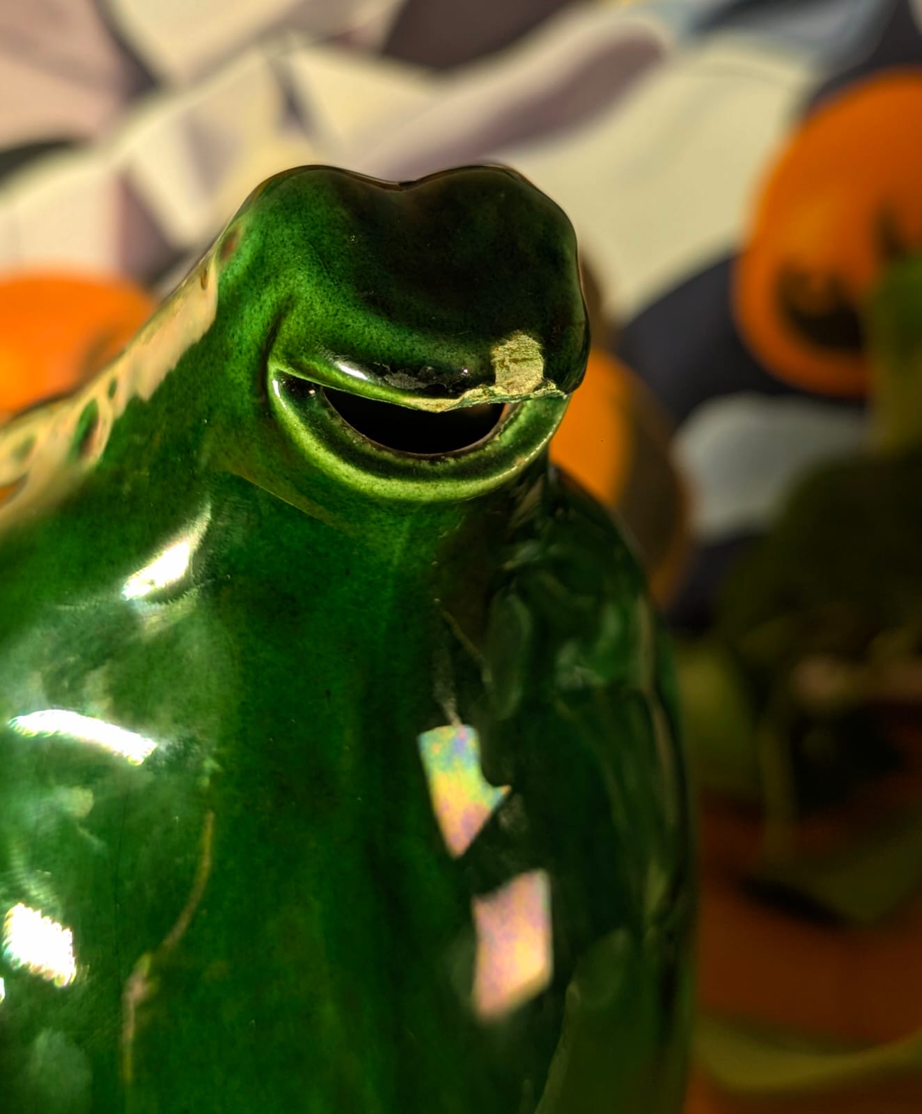 Vintage L’Héritier-Guyot Frog Advertising Jug