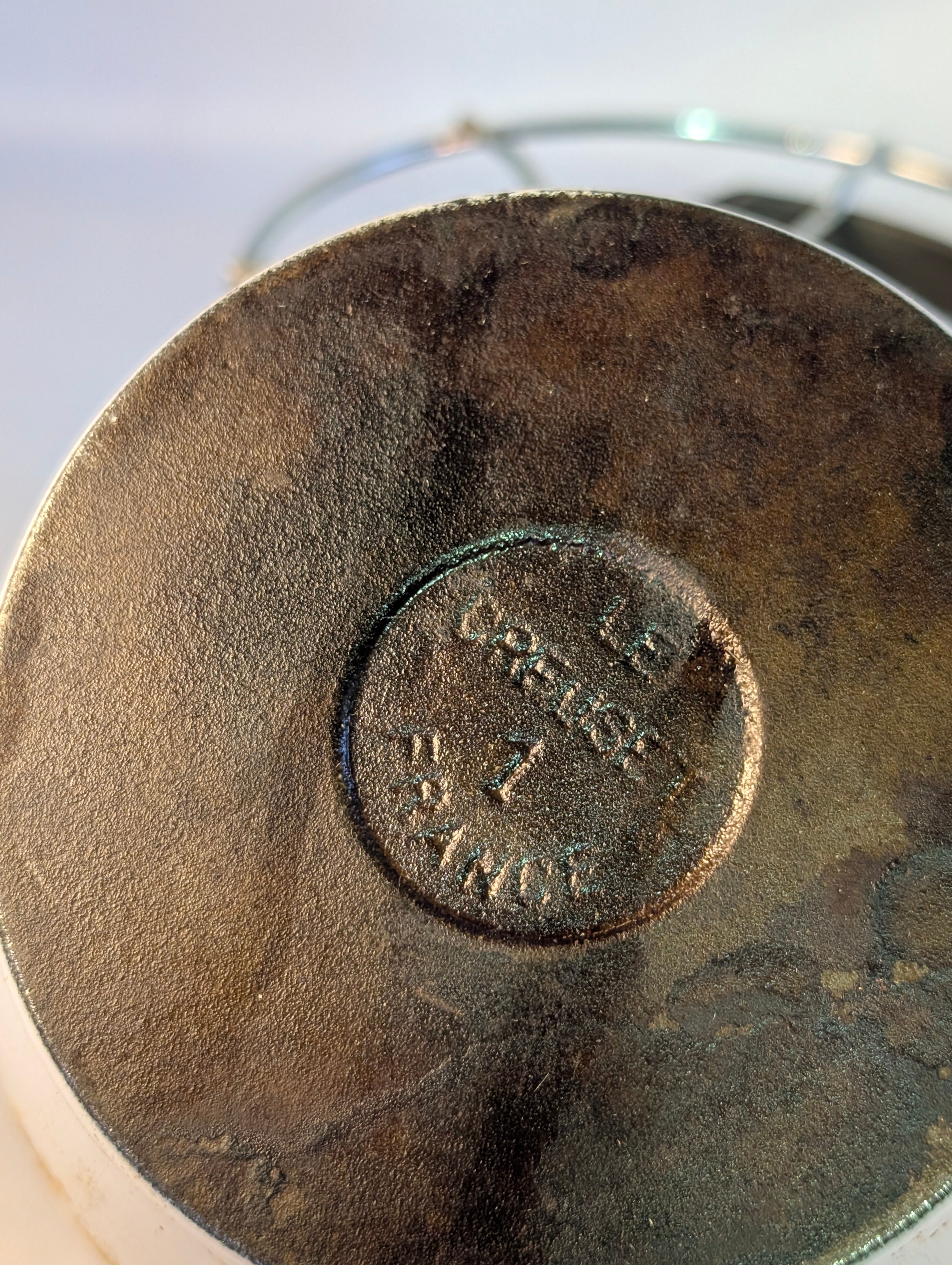 Vintage le crusset fondue set