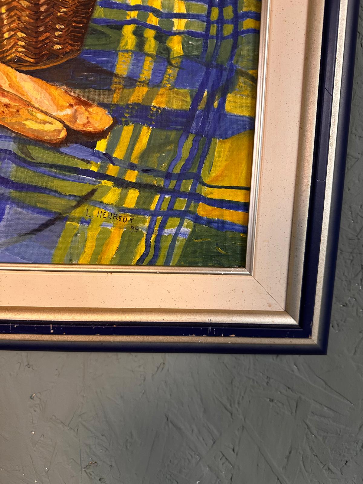 Large still life, picnic scene