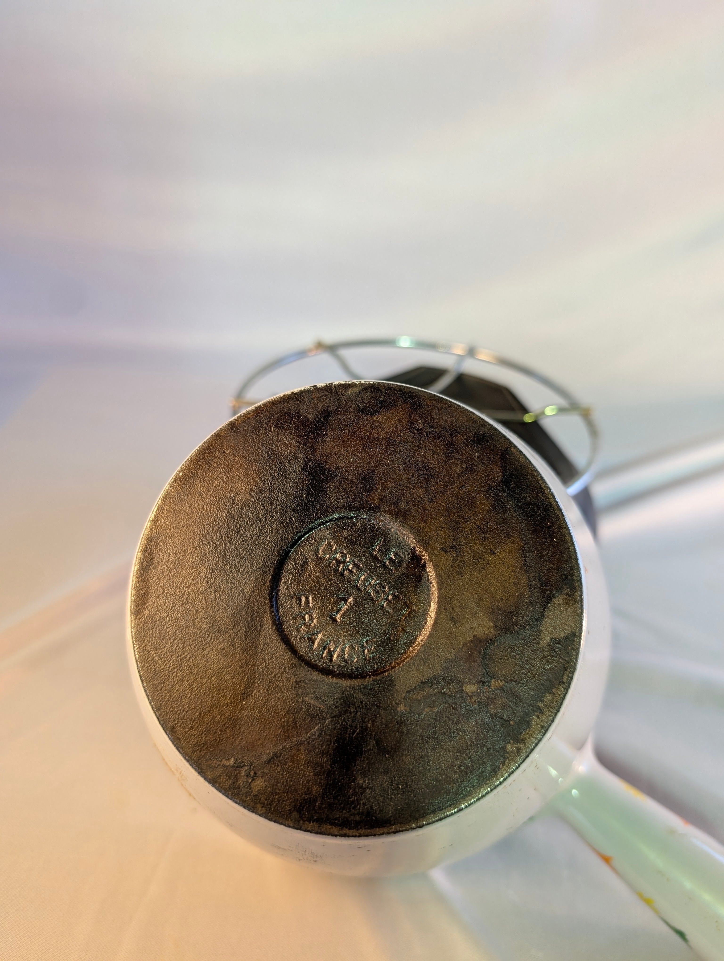 Vintage le crusset fondue set