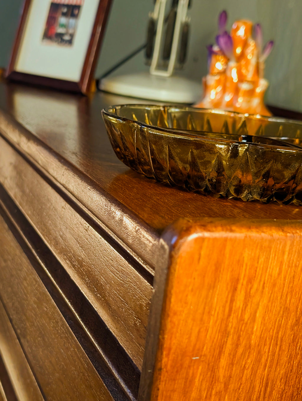 Mid Century William Laurence chest of Drawers, solid Teak drawer fronts