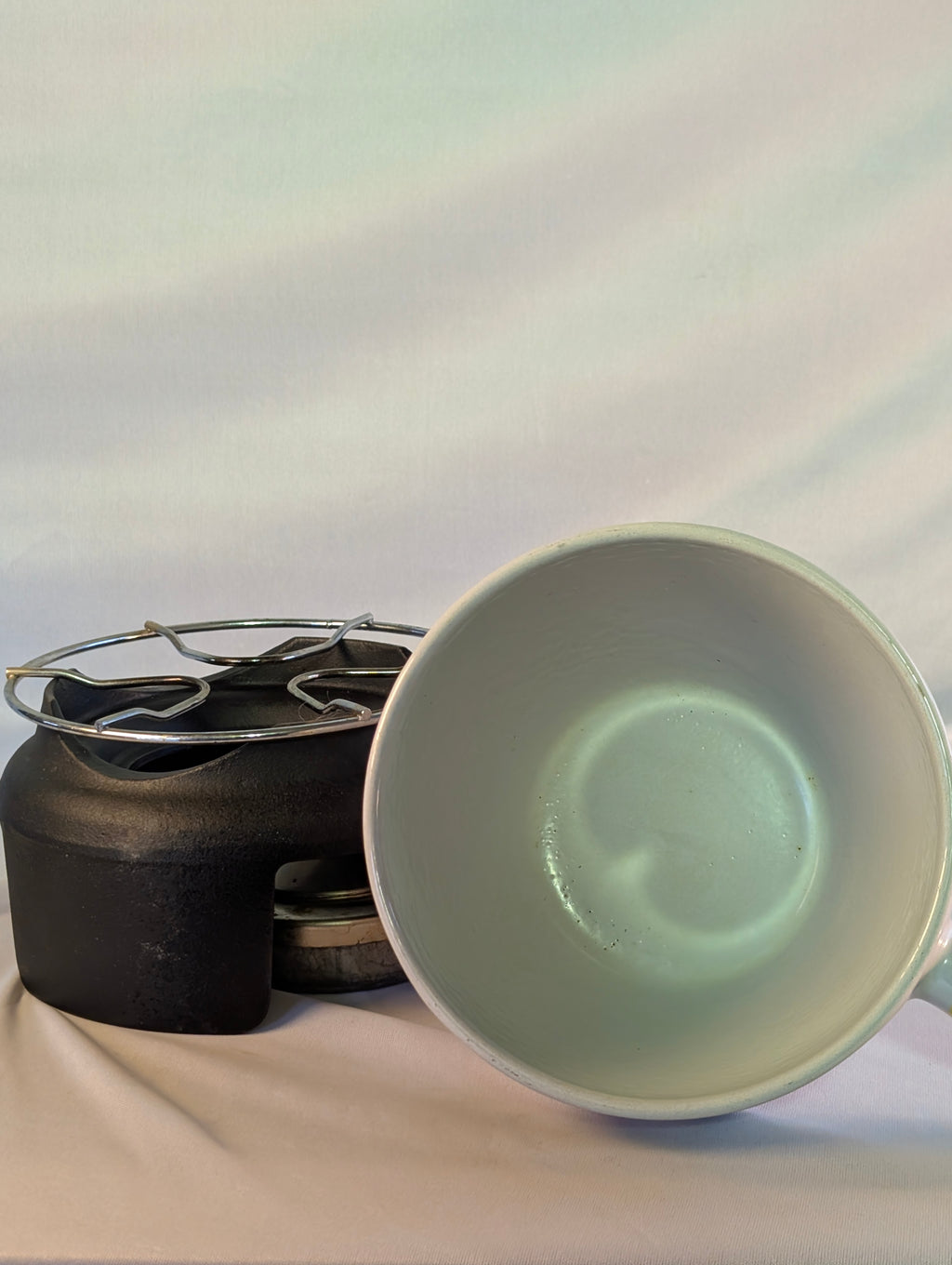 Vintage le crusset fondue set