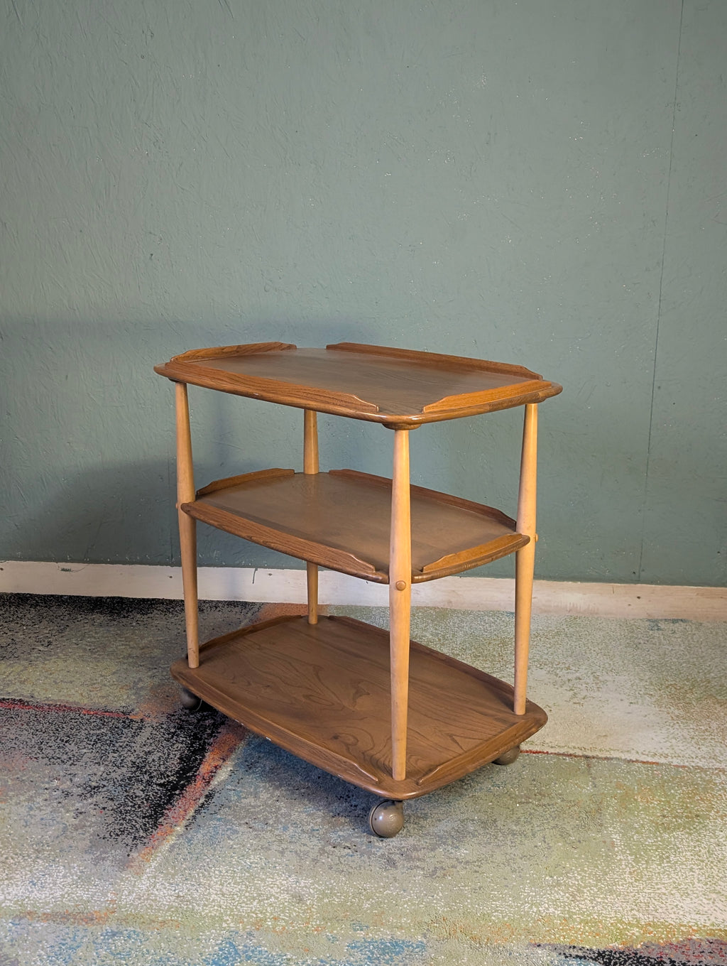 Ercol Elm serving Trolly