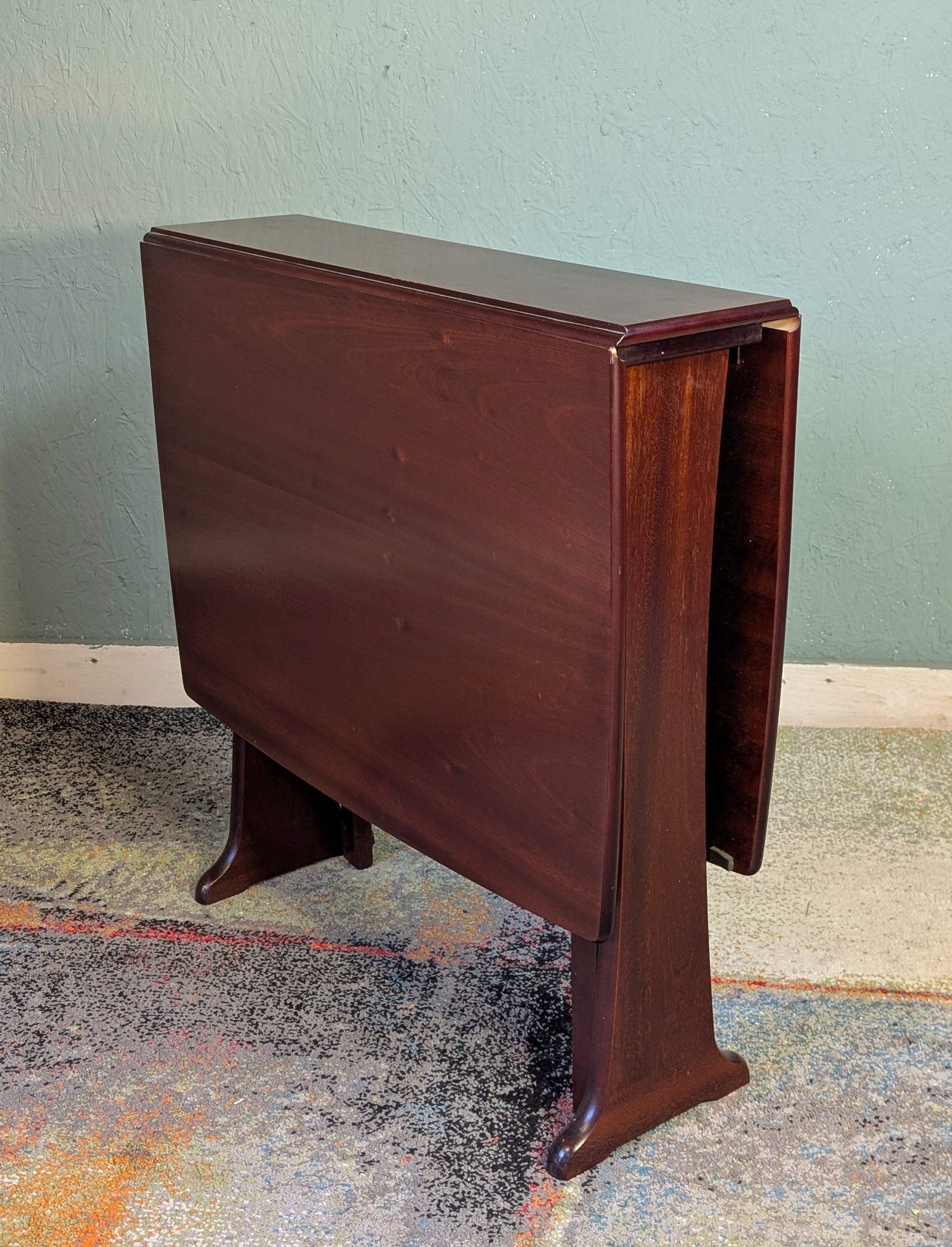 Mid century "pettie" Drop Leaf Table by Legate