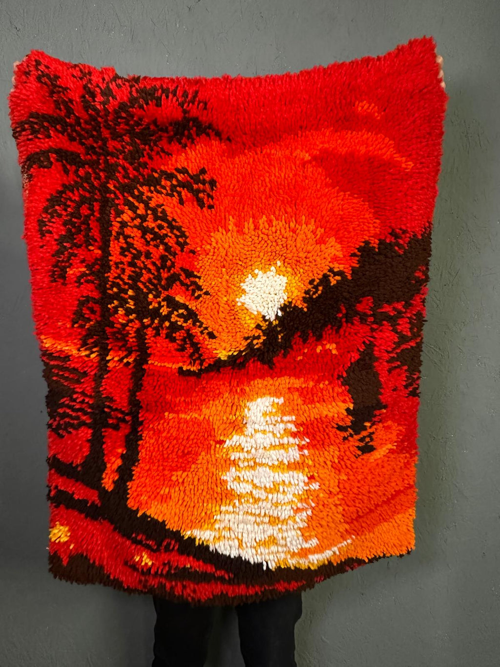 Large mid century tapestry